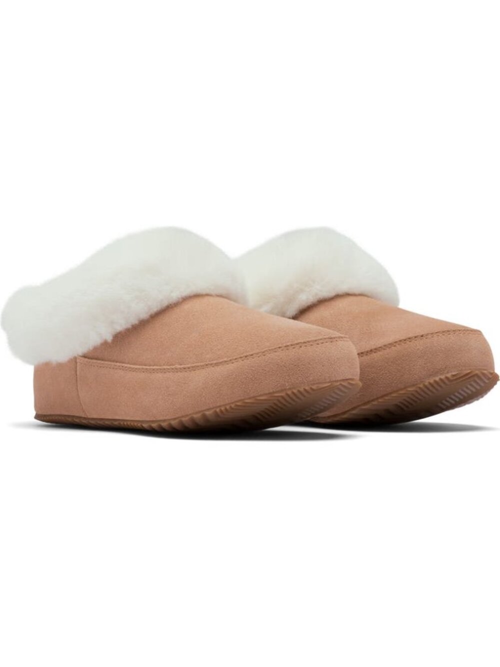 SOREL Coffee Run Faux Fur Comfy Sherpa Style Lined Womens Slippers NIB Size 8